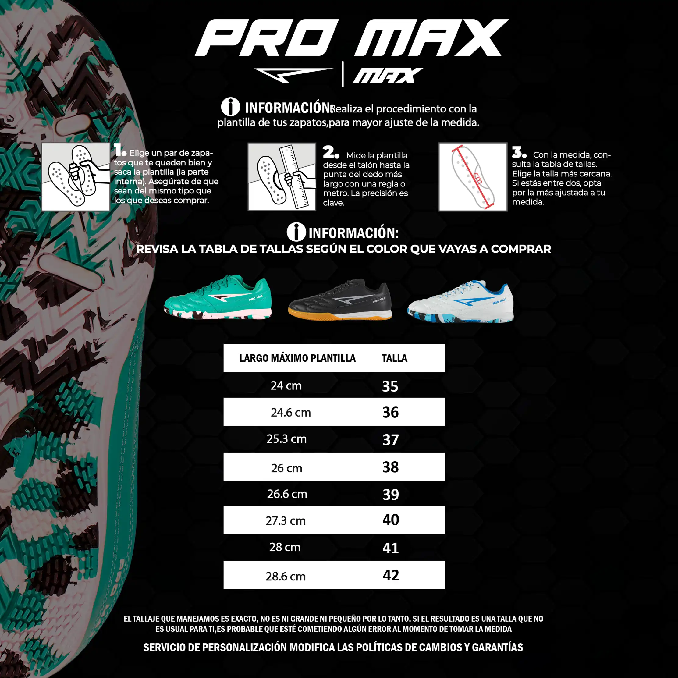 PRO MAX FUTSAL NEGRO - Image 3